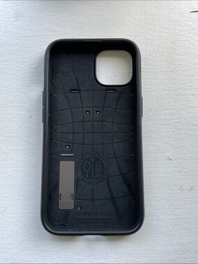 Spigen Tough Armor Case for iPhone 13 Gray Black Kickstand Protective Cover